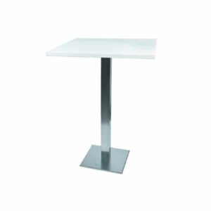 Stehtisch Mono Tiffany 70 x 70 cm weiß