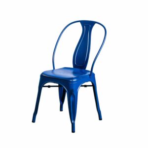 Stuhl "Industrial" Vintage blau