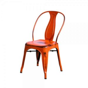 Stuhl "Industrial" Vintage orange