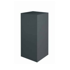 Stele Quadrat schwarz 40x40x110cm