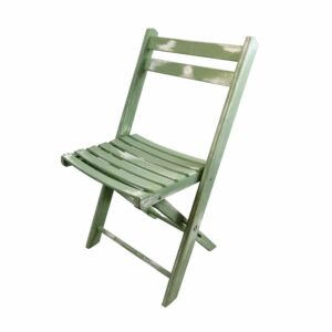 Holzklappstuhl Vintage Khaki-Grün