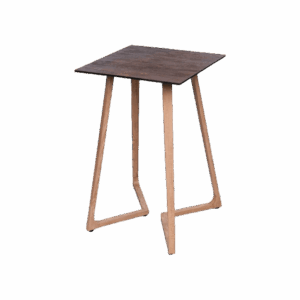 Stehtisch Rost "Wings" 70x70xH110cm