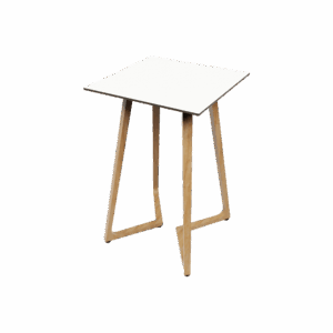 Stehtisch Weiß "Wings" 70x70xH110cm