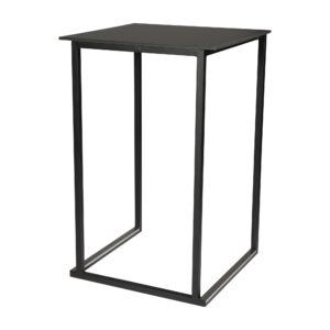 Stehtisch "Kubo" Schwarz Alu / Schwarz 70 x 70 x 110cm